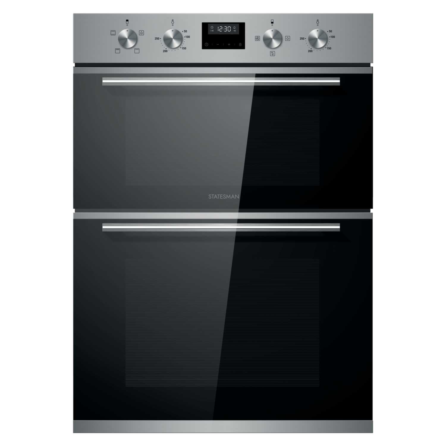 BUILT-IN 88CM 35/70L DOUBLE OVEN STAINLESS STEEL