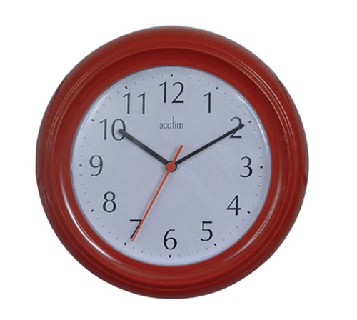 WYCOMBE WALL CLOCK RED