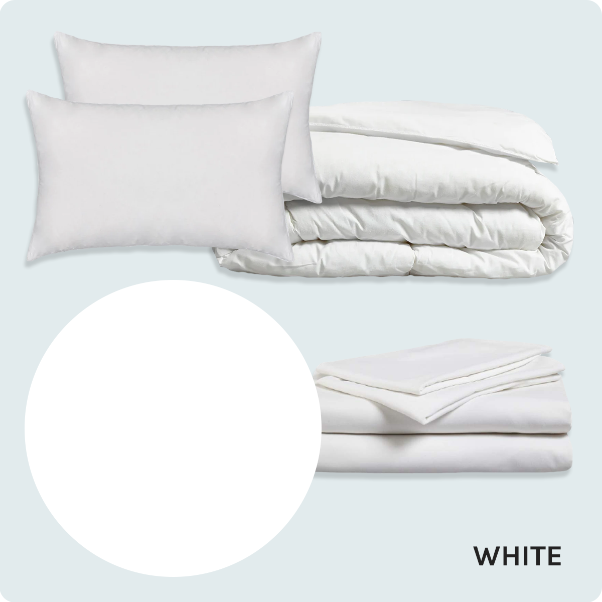 Bed Pack Standard - Double - White - 10.5 Tog