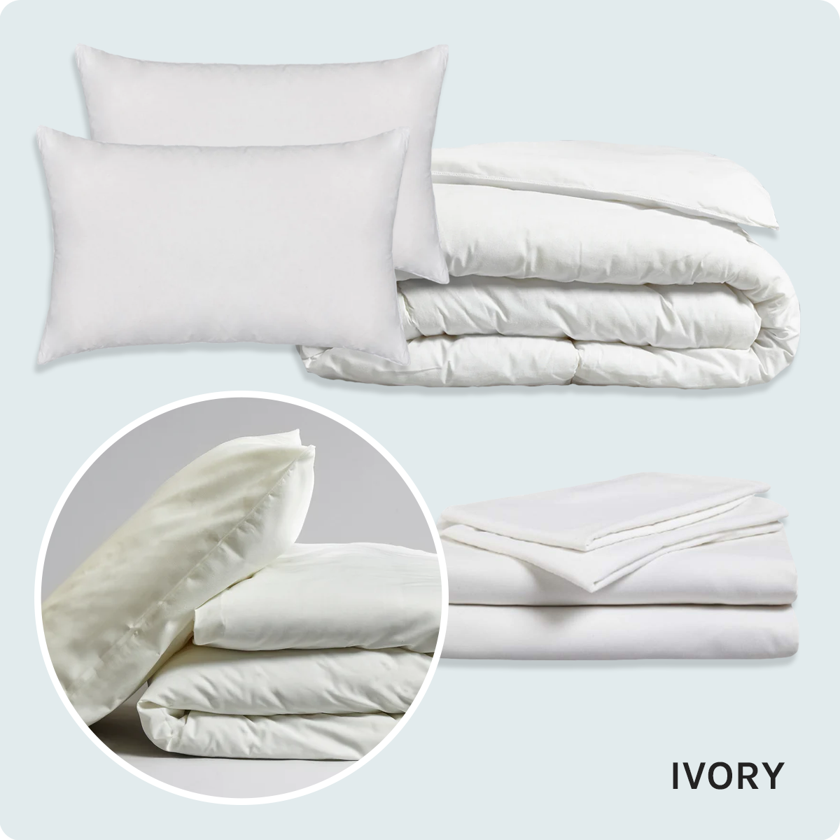 Bed Pack Standard - Small Double - Ivory - 10.5 Tog