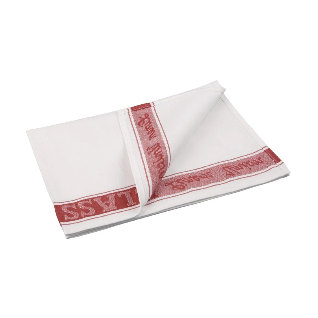 Tea Towel - Cotton Glass Cloth 20x30" - Red